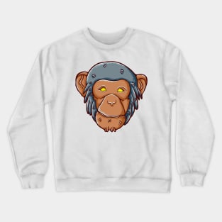 the monkey Crewneck Sweatshirt